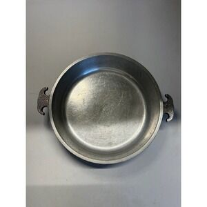 Vintage Guardian Service 9.75" Hammered Aluminum Skillet Pan Casserole Cookware